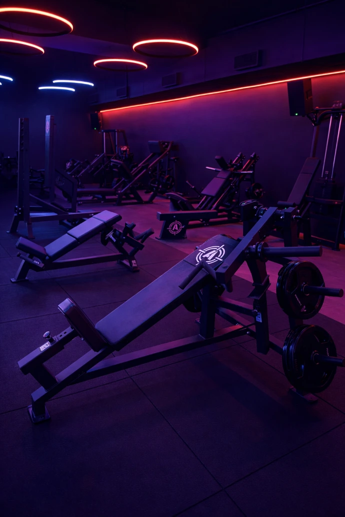 Architectural gym lighting