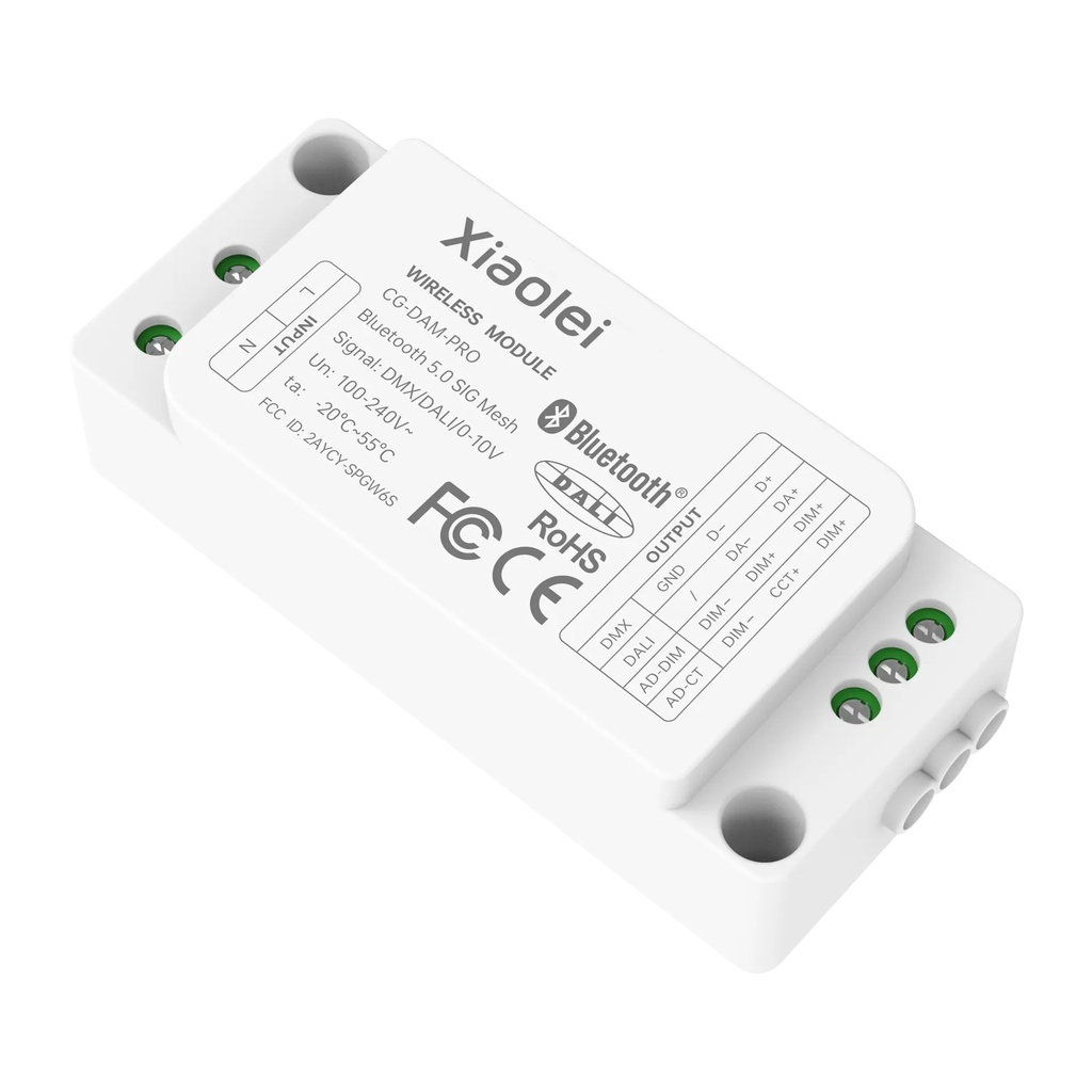 LTECH Xiaolei BLE 5.0 to DALI\DMX\0-10V (w/ bus power supply) - CG-DAM-PRO - product photo