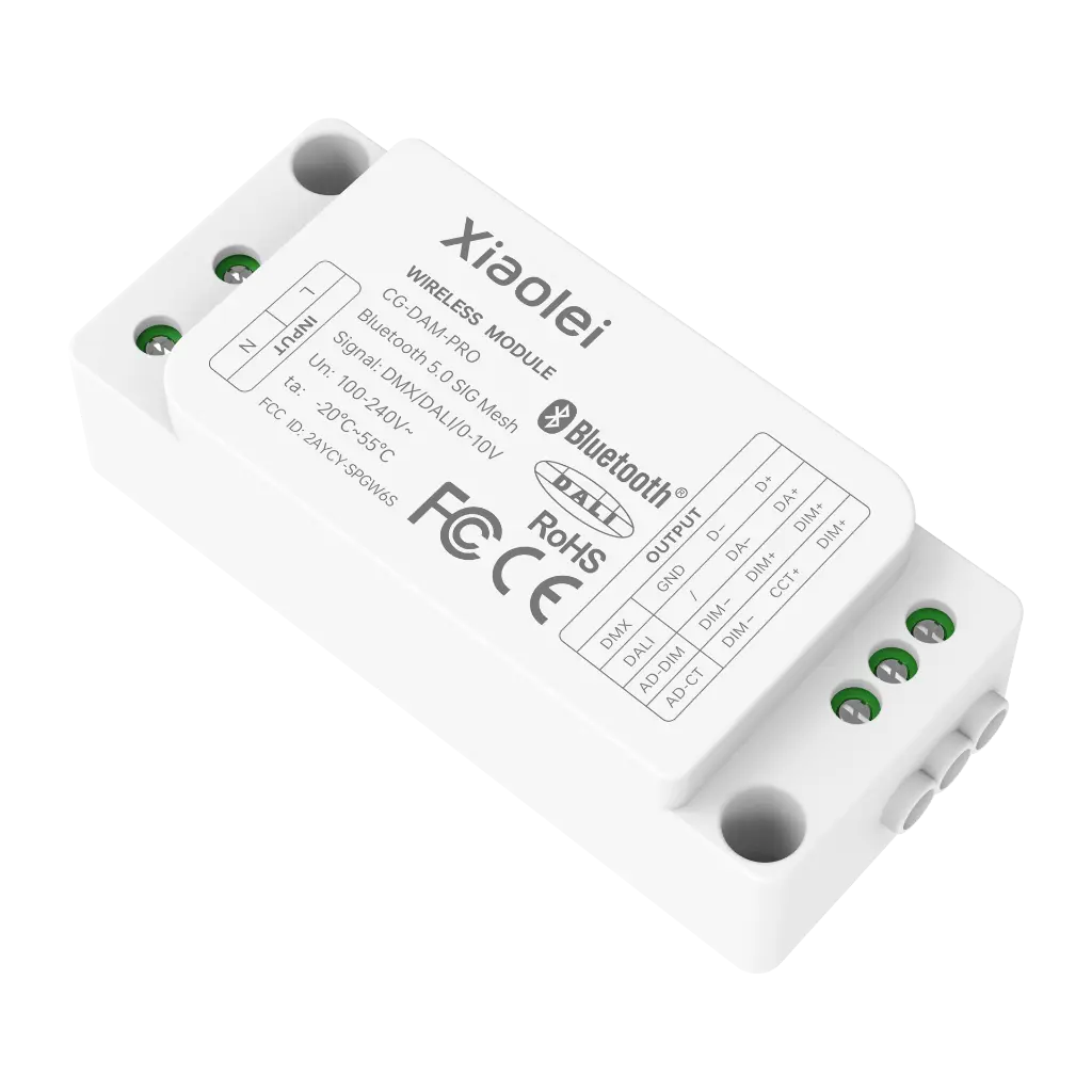 LTECH Xiaolei BLE 5.0 to DALI\DMX\0-10V (w/ bus power supply) - CG-DAM-PRO - product photo