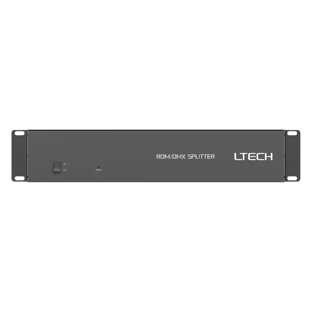 LTECH DMX/RDM 16CH Signal Amplifier 5-pin XLR - RDM-AMP-16E - 16E，RDM 16 后视图
