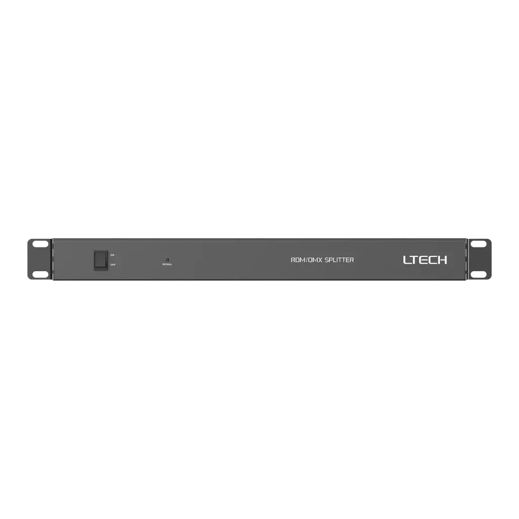 LTECH DMX/RDM 4CH Signal Amplifier 5-pin XLR - RDM-AMP-4E - 4,RDM 4E,RDM 8,RDM 8 后视图