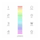 LTECH RF/DMX touch panel RGBW 4 zone - EX8 - RF/DMX