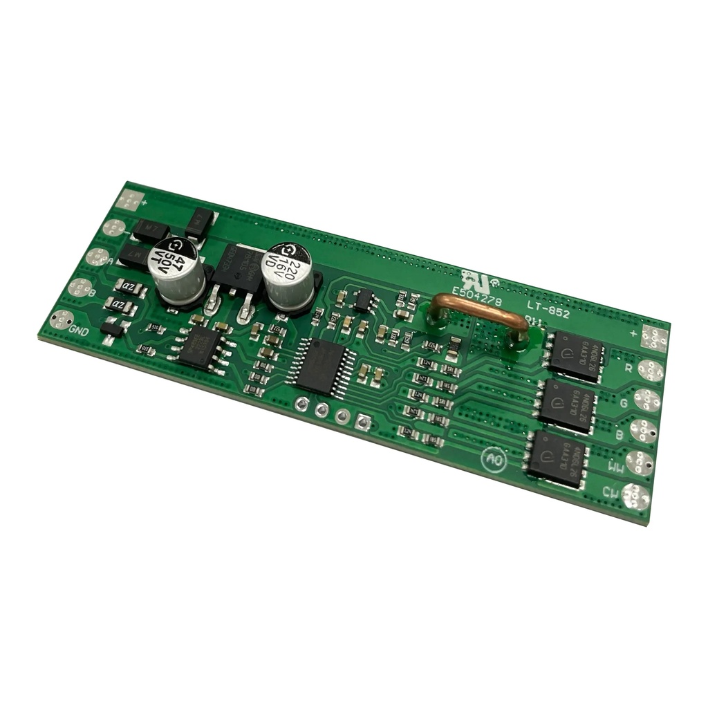 LTECH DMX/RDM LED driver PCB CV 5x2A - LT-852 - 2