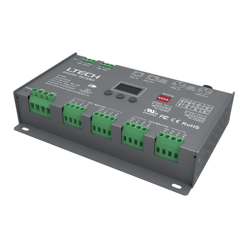 LTECH DMX/RDM LED driver CV 12x4A - LT-912 - product photo