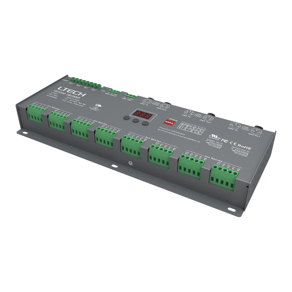LTECH DMX/RDM LED driver CV 32x3A - LT-932 - product photo