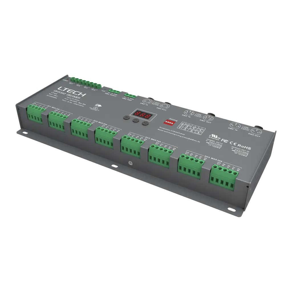 LTECH DMX/RDM LED driver CV 32x3A - LT-932 - product photo