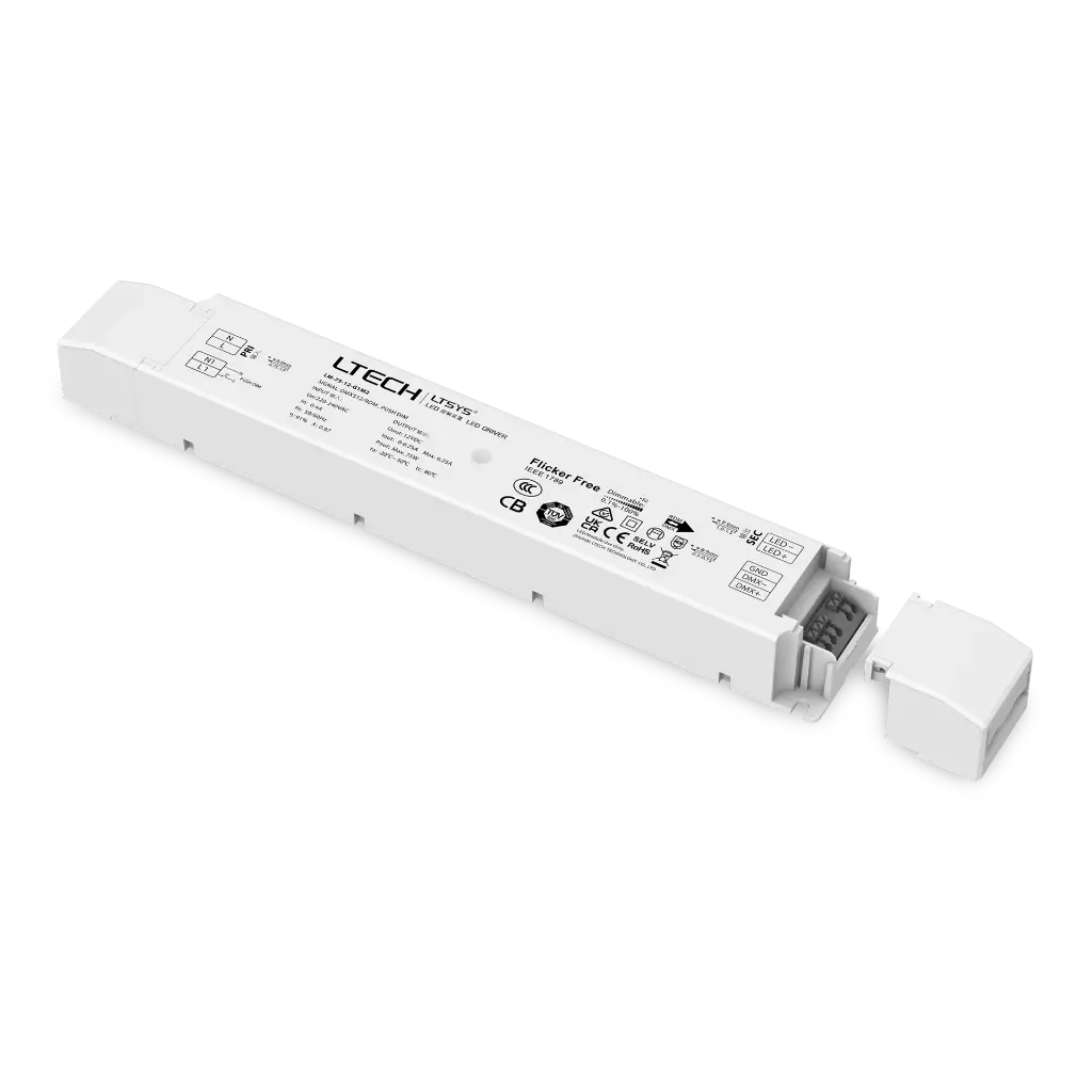 LTECH LTSYS Driver CV DMX 1CH 12V 75W - LM-75-12-G1M2F - G1M2 拆分