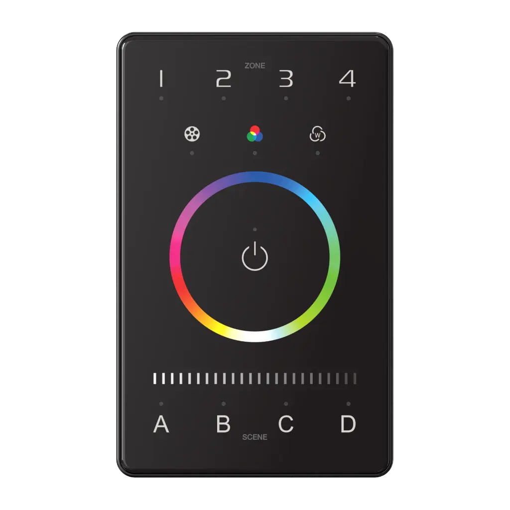 LTECH Bluetooth/DMX touch panel US RGB/RGBW - UB4 - 正面
