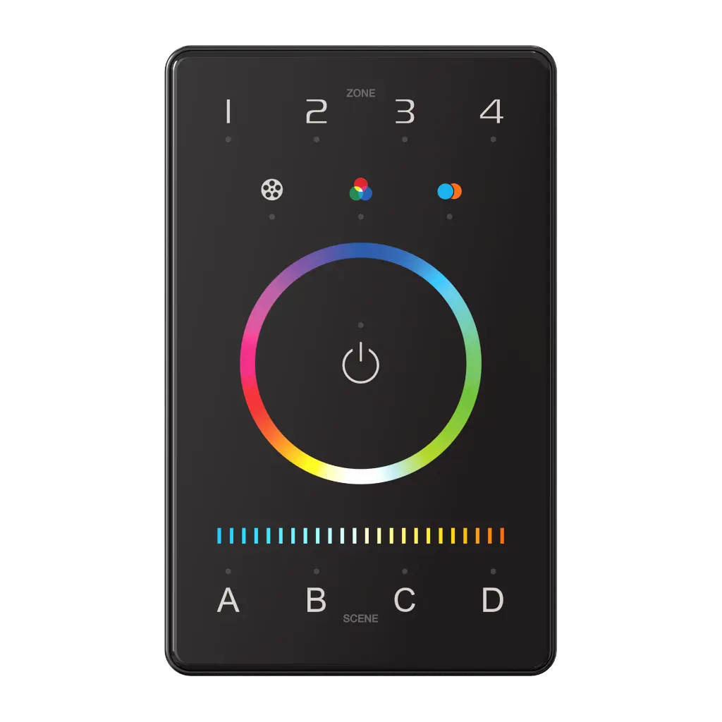 LTECH Bluetooth/DMX touch panel US RGBCT - UB5 - 正面