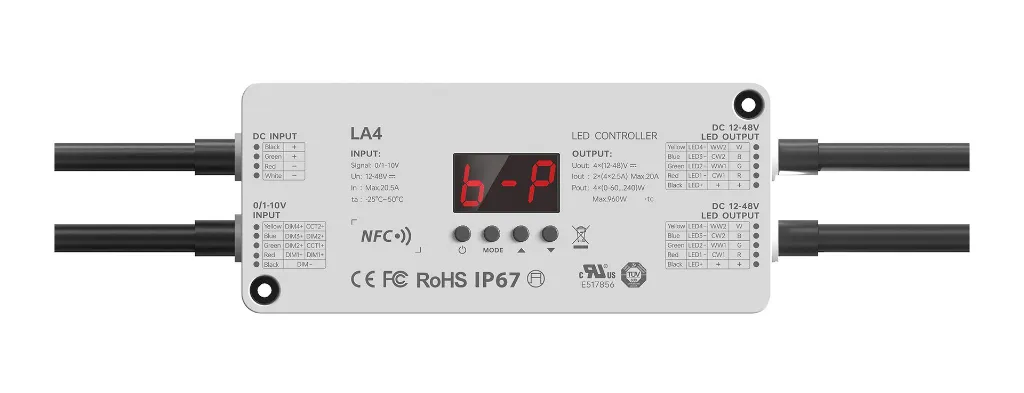LTECH CV 0/1-10V 4CH NFC IP67 - LA4 - product photo
