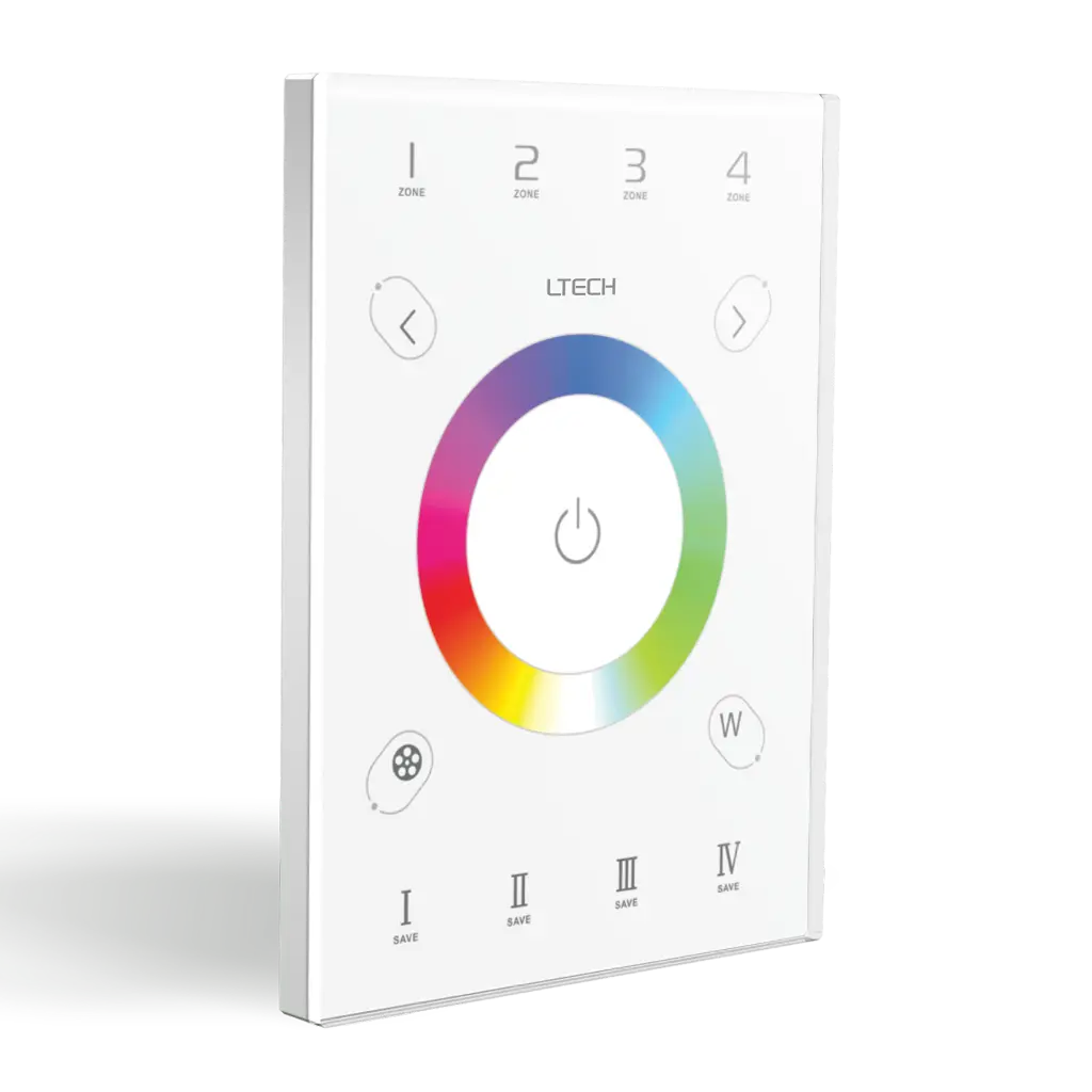 LTECH Bluetooth/DMX/WIFI touch panel RGBW - UX8 - UX8侧