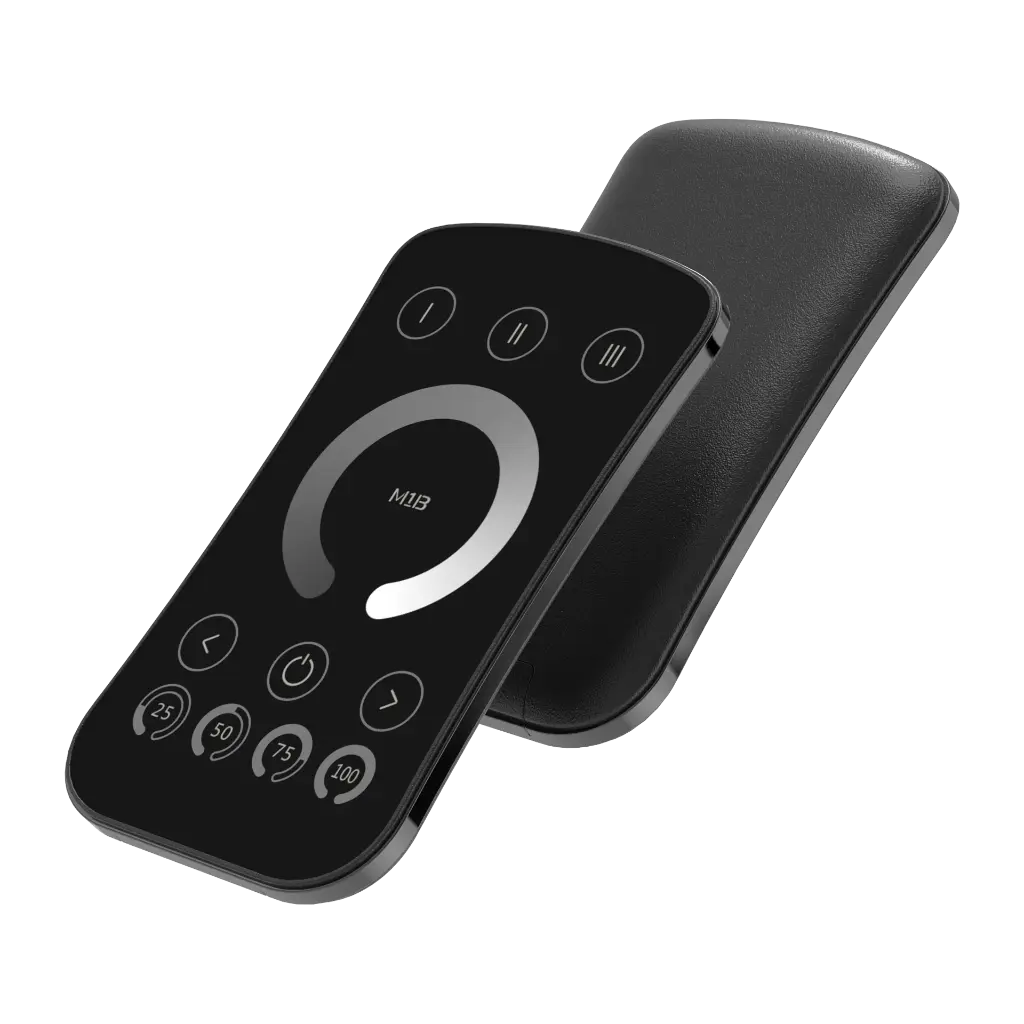 LTECH Mini RF remote control Black - M1B - 背面