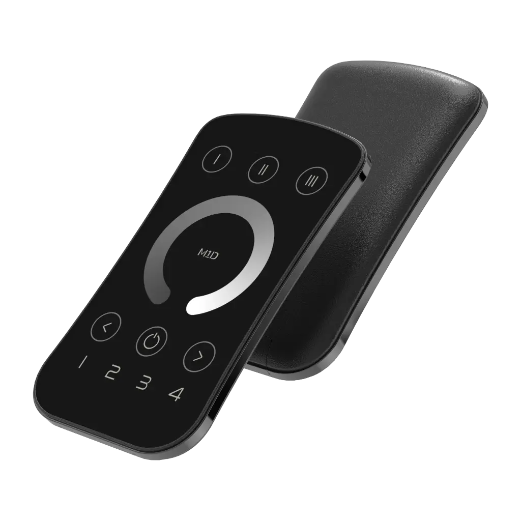LTECH Mini RF remote control 4 zone Black - M1D - 背面