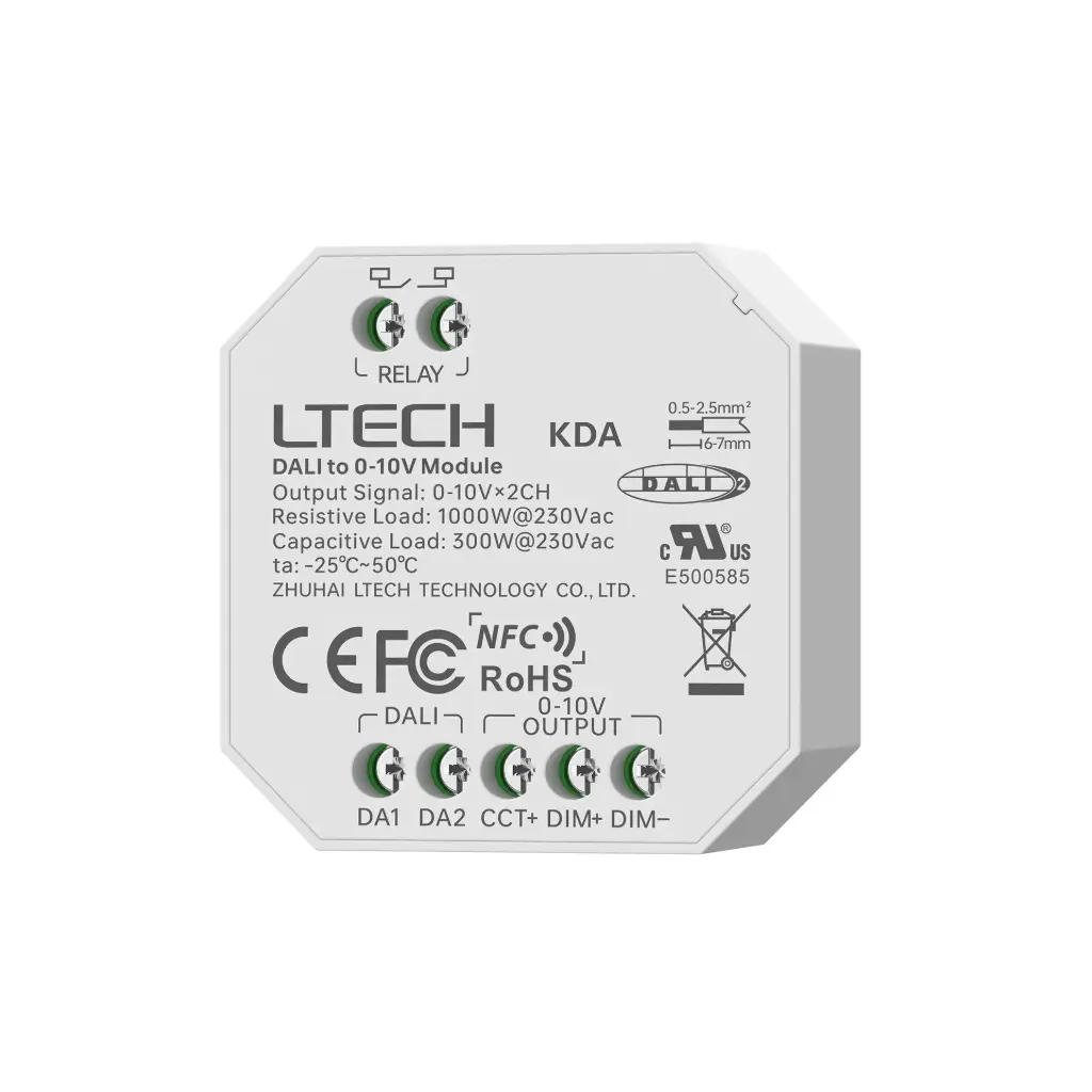 LTECH push dim to 0-10V module - KDA