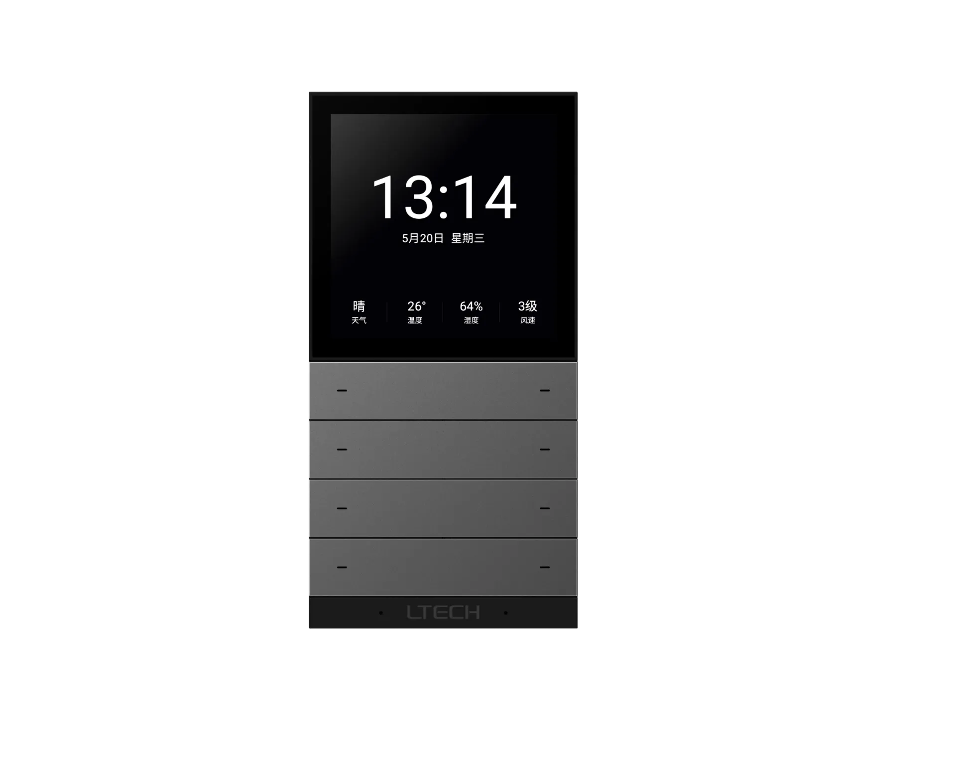 [2100103] LTECH Xiaolei Super Panel BLE - SP-GW-BLE (Grey)