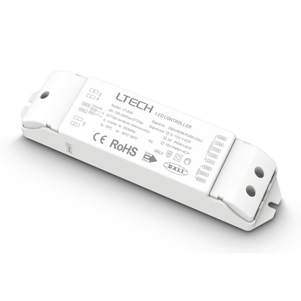 LTECH DALI converter to 0-10V/PWM - LT-84A
