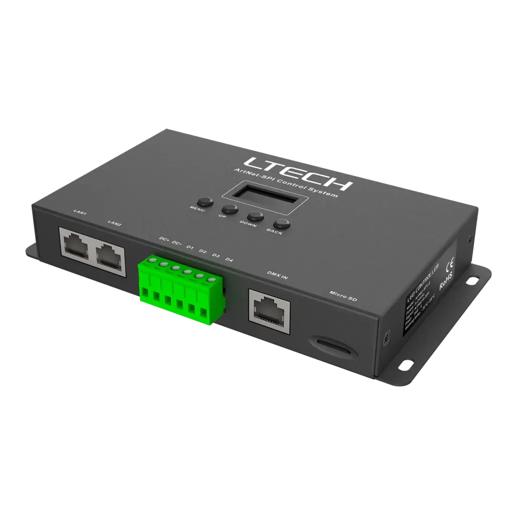 LTECH ArtNet-SPI controller 8 universe - Artnet-SPI-8