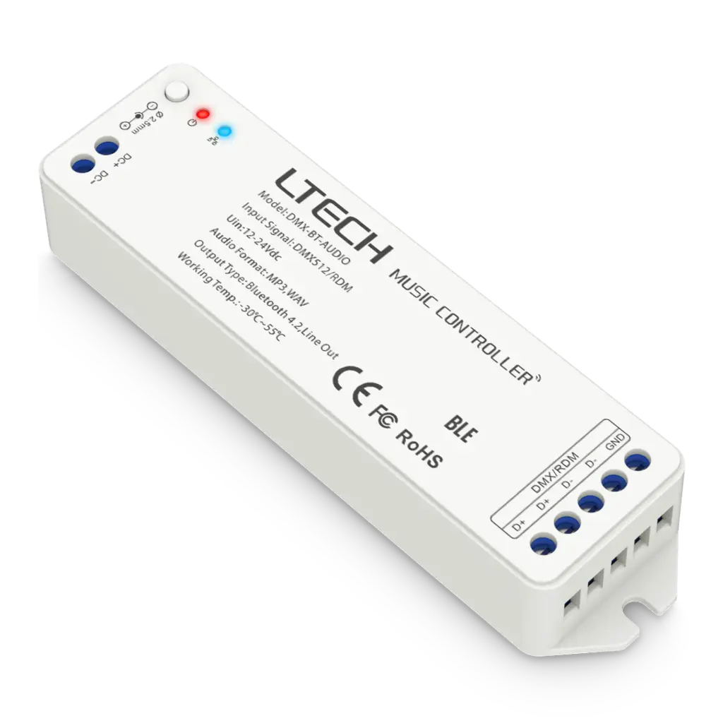 [2900121] LTECH DMX Music Controller - DMX-BT-AUDIO