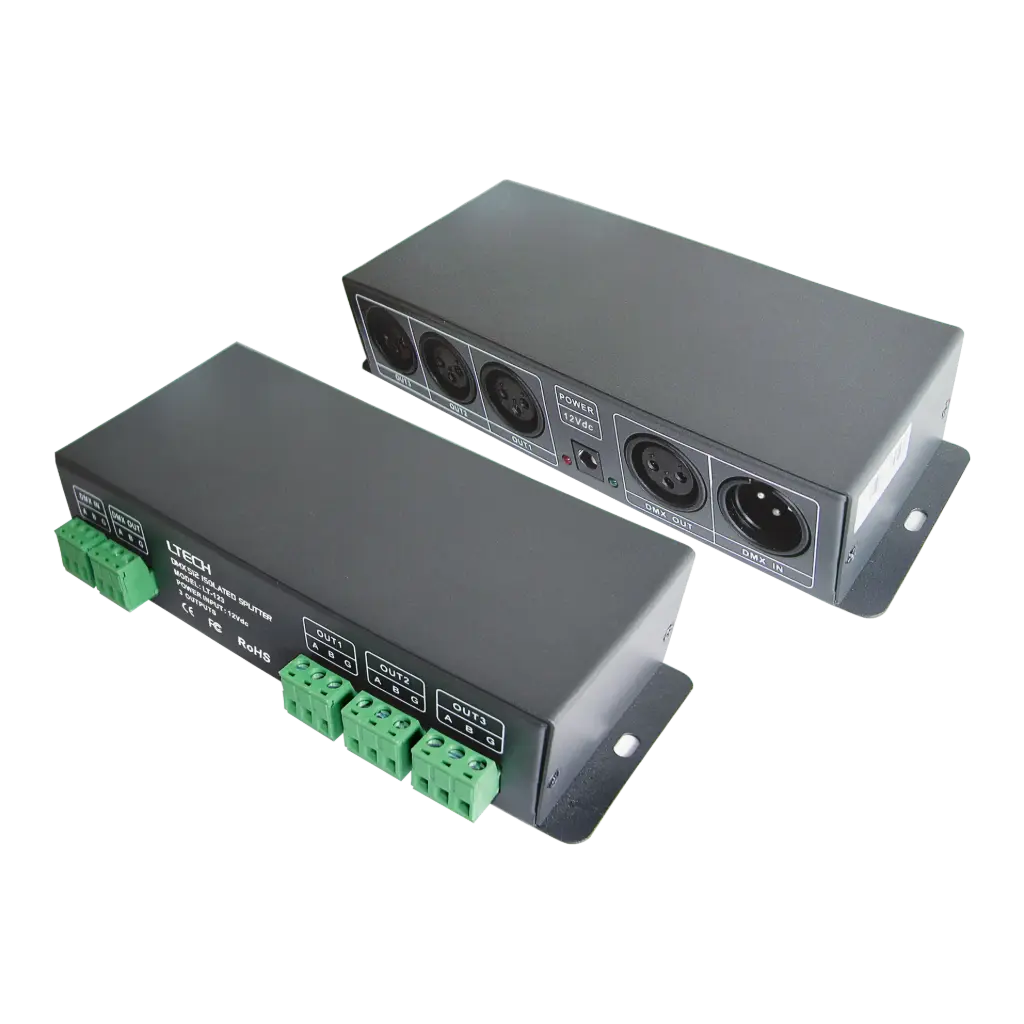 LTECH DMX 3CH Signal Amplifier - LT-123