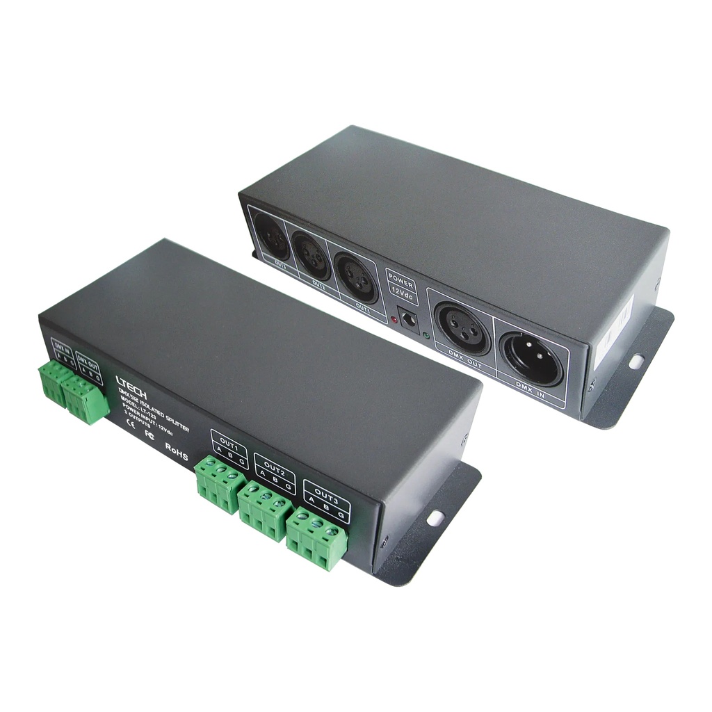 LTECH DMX 3CH Signal Amplifier - LT-123