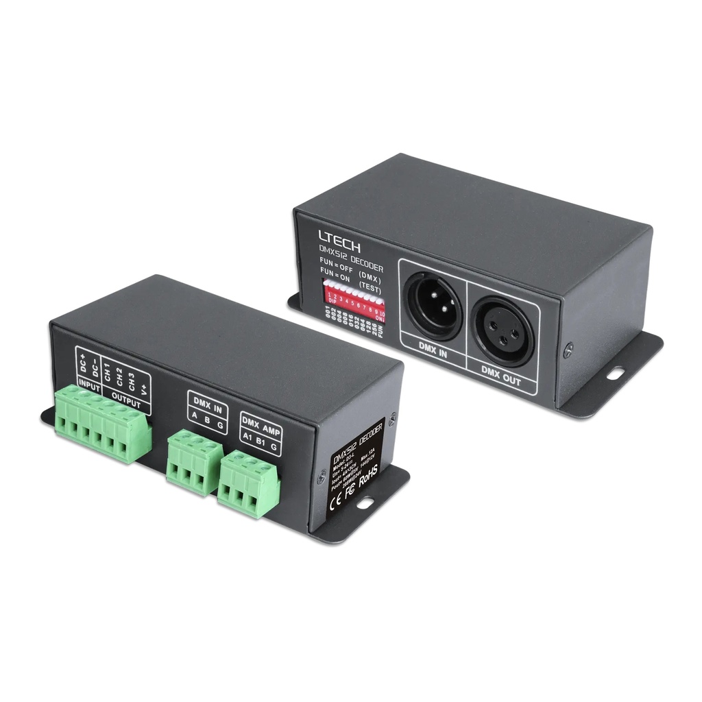 LTECH 3-Channel CV DMX Decoder - D3-L