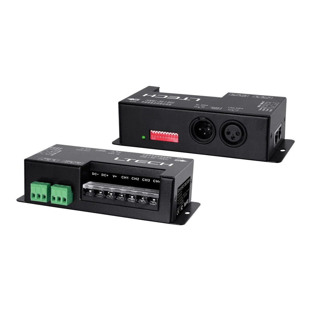 LTECH DMX LED driver CV 3x8A / 4x6A - D4-L