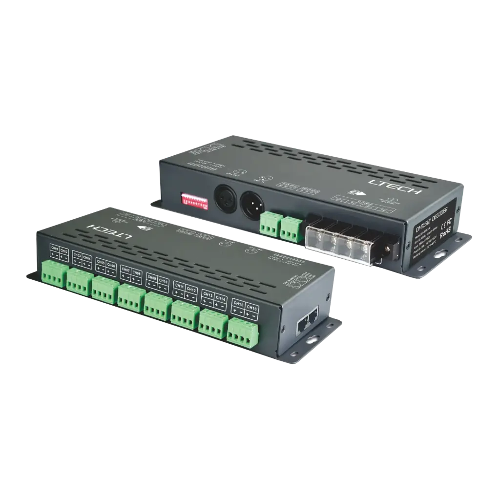 [2270900] LTECH DMX LED driver CC 16x350mA - LT-880-350