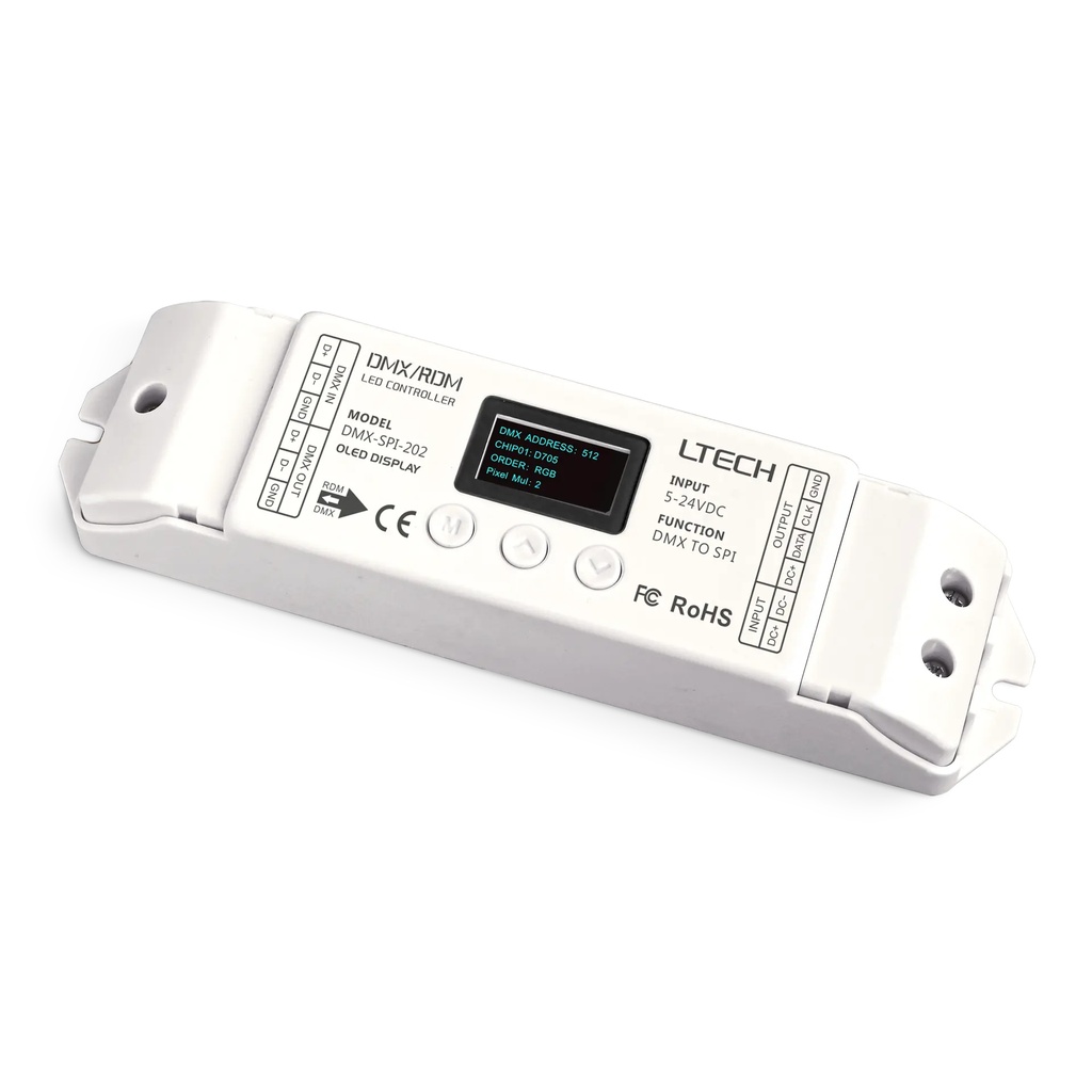 LTECH DMX-SPI Decoder - DMX-SPI-202