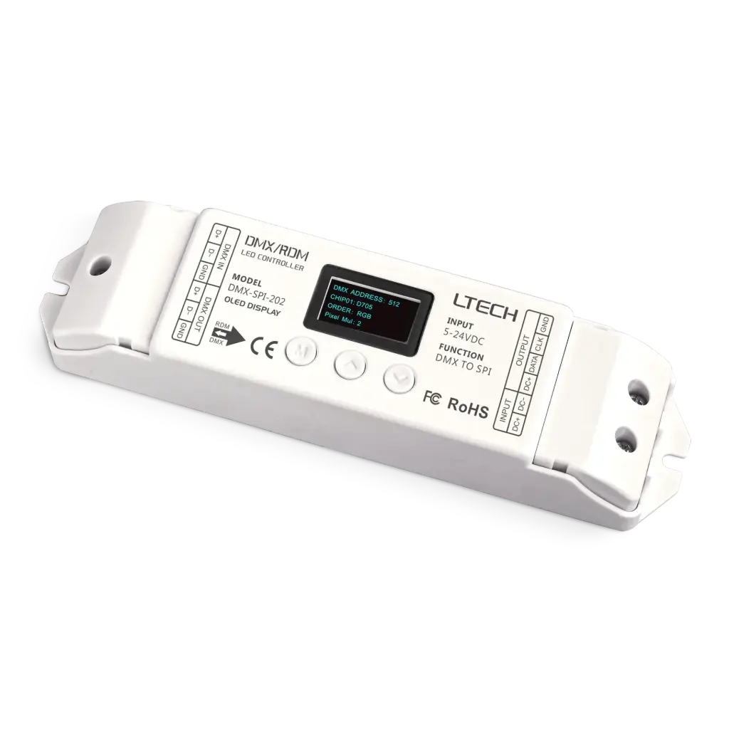 LTECH DMX-SPI Decoder - DMX-SPI-202