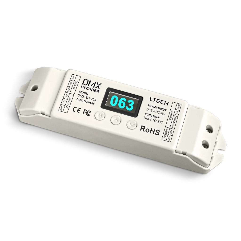 LTECH DMX-SPI Decoder - DMX-SPI-203