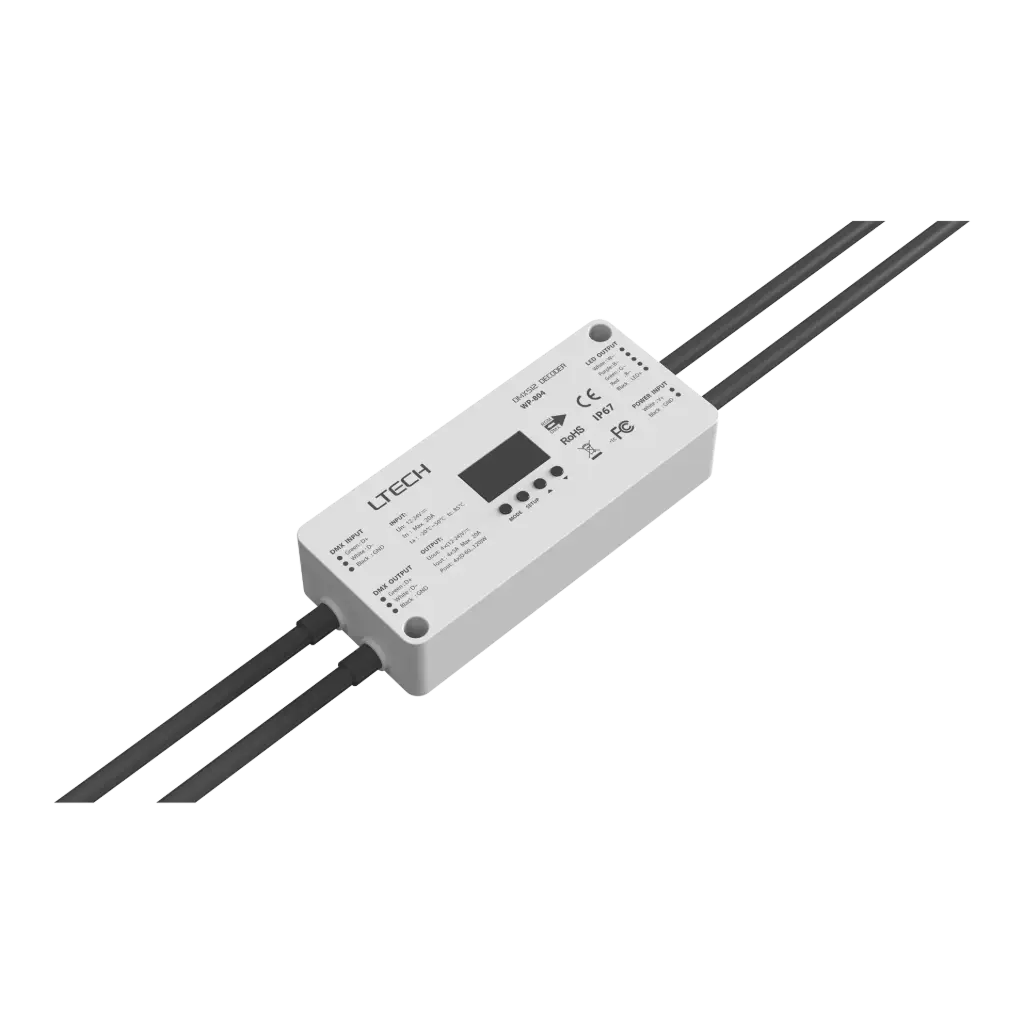 [2278040] LTECH DMX/RDM LED driver CV 4x5A IP67 - WP-804