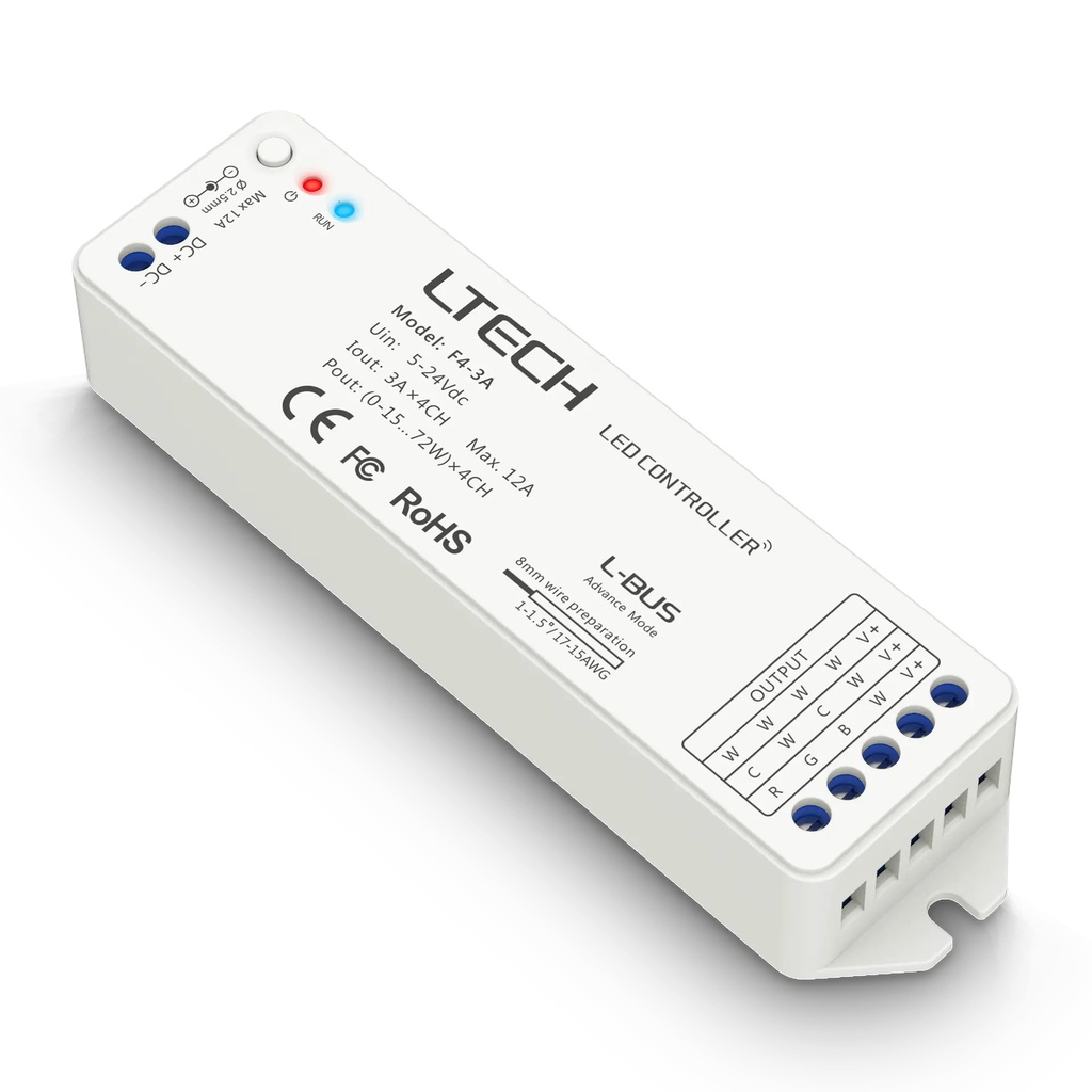 LTECH RF receiver CV 4x3A - F4-3A