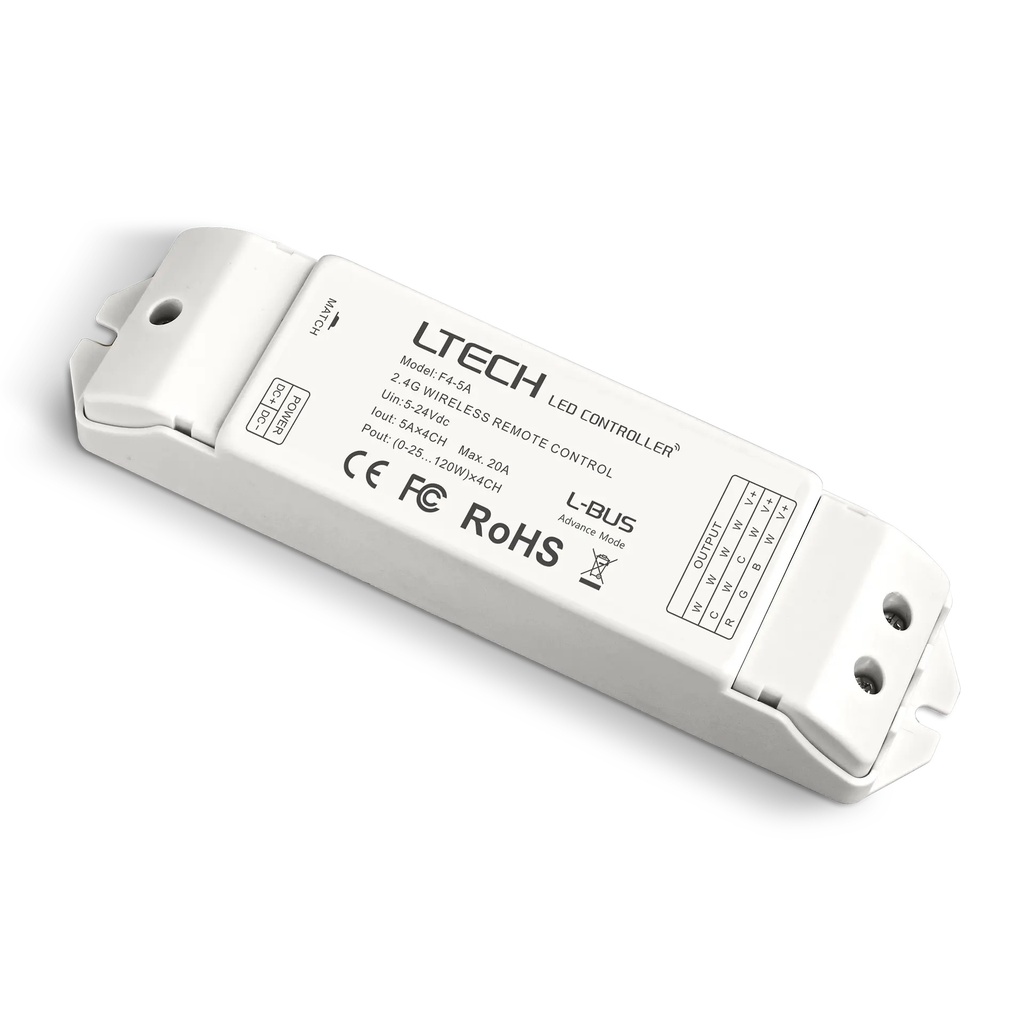 LTECH RF receiver CV 4x5A - F4-5A
