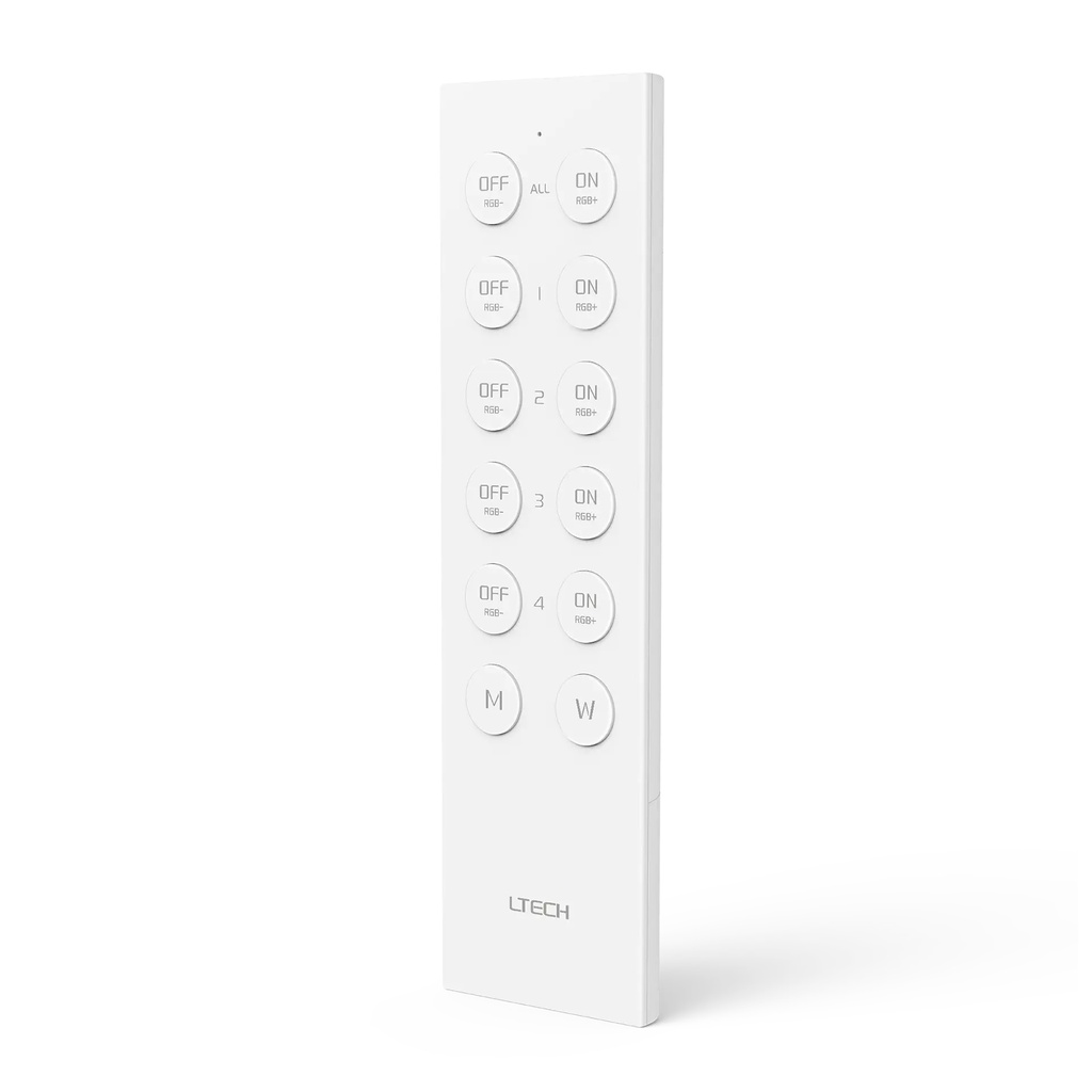[2292800] LTECH RF remote control RGBW 4 zone - F8