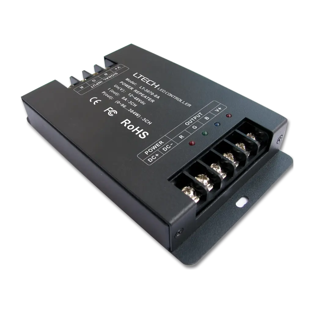 LTECH Power repeater CV 3x8A 48V - LT-3070-8A