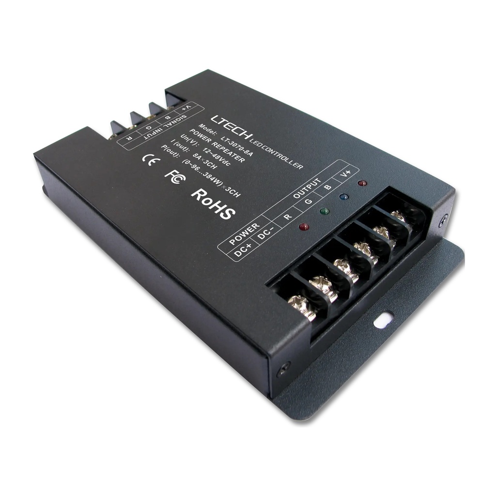 [2311000] LTECH Power repeater CV 3x8A 48V - LT-3070-8A