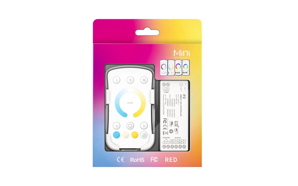 [2266220] LTECH Mini RF remote + receiver CV 12A CT - M2A+P2