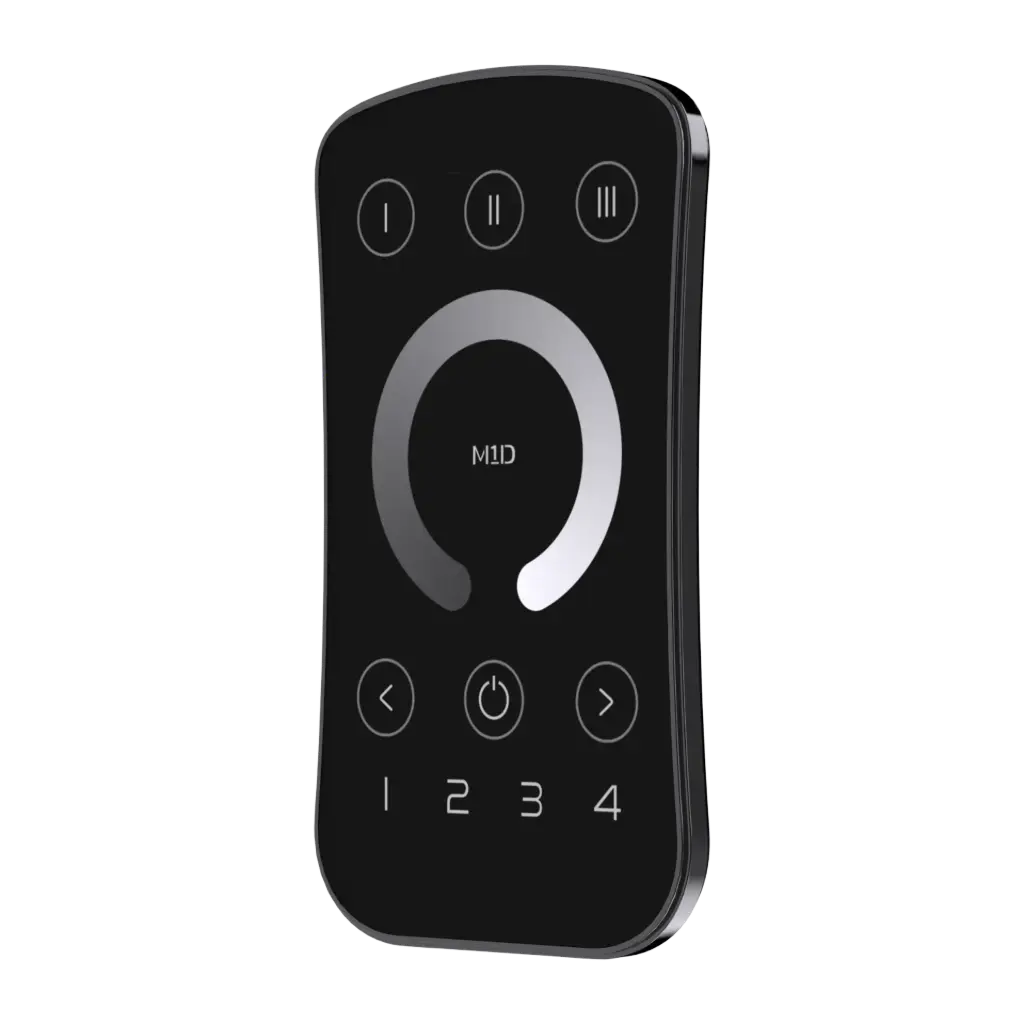 [2284211] LTECH Mini RF remote control 4 zone Black - M1D