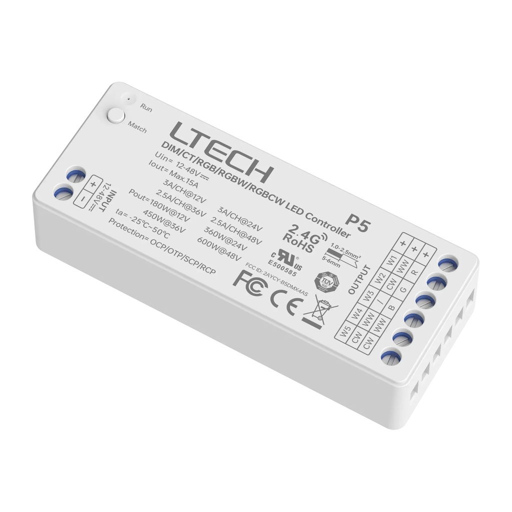 [2284101] LTECH Mini RF remote control RGBCT - P5