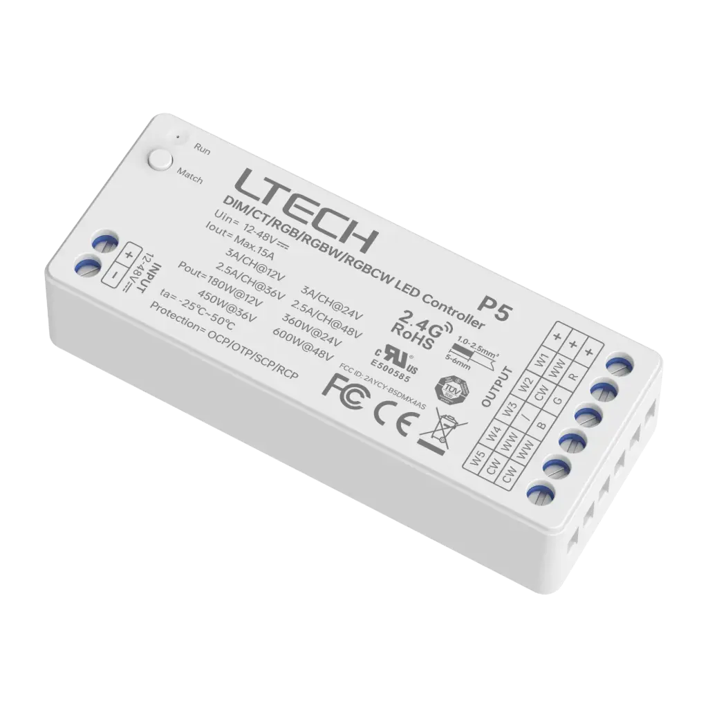 [2284105] LTECH Mini RF remote control RGBCT - P5
