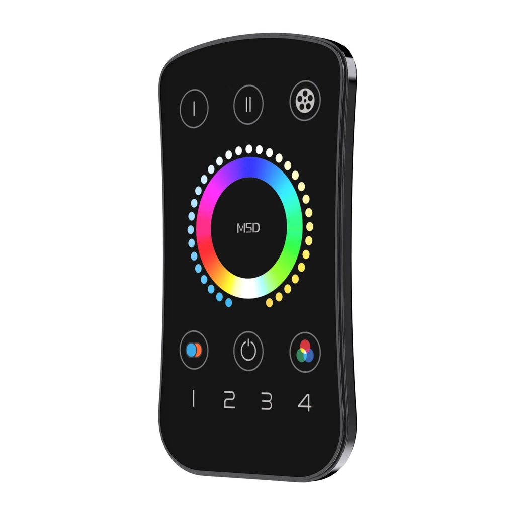 [2284251] LTECH Mini RF remote control RGBCT Black 4 zone - M5D