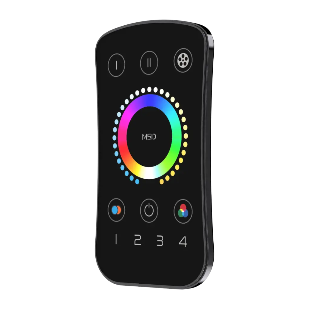 LTECH Mini RF remote control RGBCT Black 4 zone - M5D