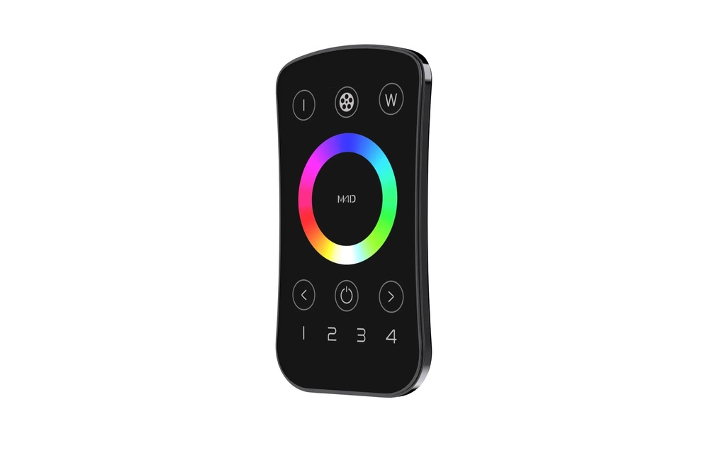[2284241] LTECH Mini RF remote control RGBW Black 4 zone - M4D