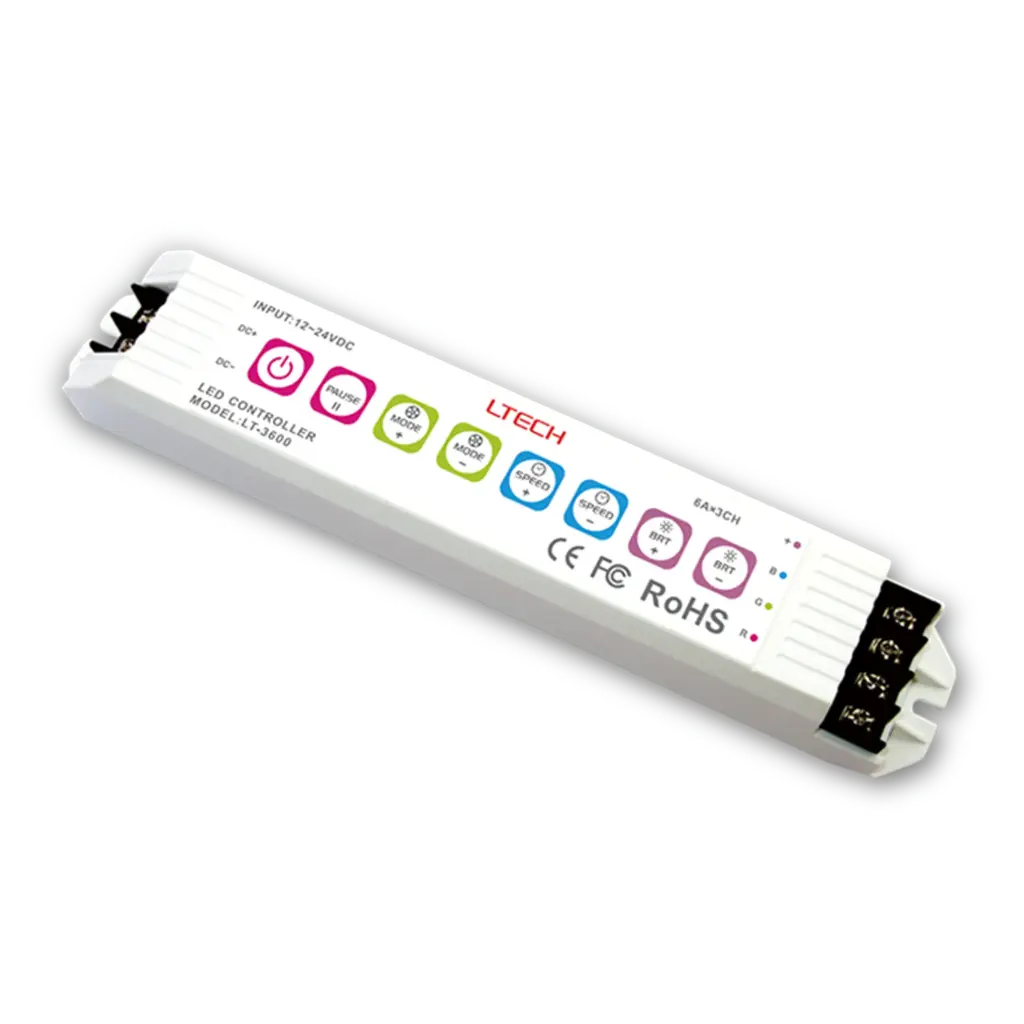 [2250100] LTECH Controller CV 3x6A RGB - LT-3600