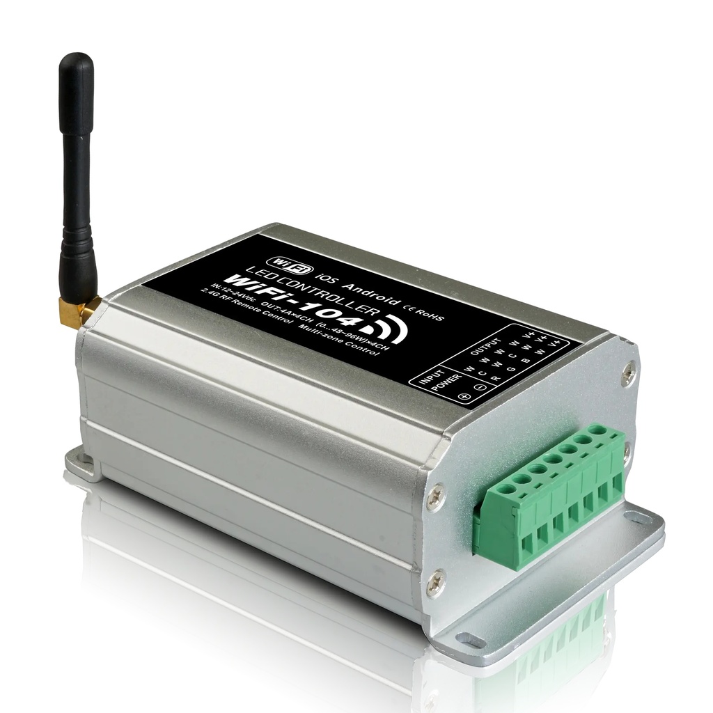 [2255900] LTECH Gateway with remote - WIFI-104+M12