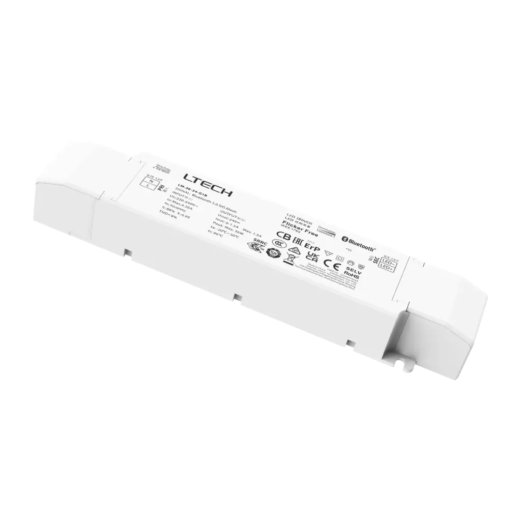 [2110401] LTECH Xiaolei Driver CV BLE 5.0 1CH 24V 36W - LM-36-24-G1B