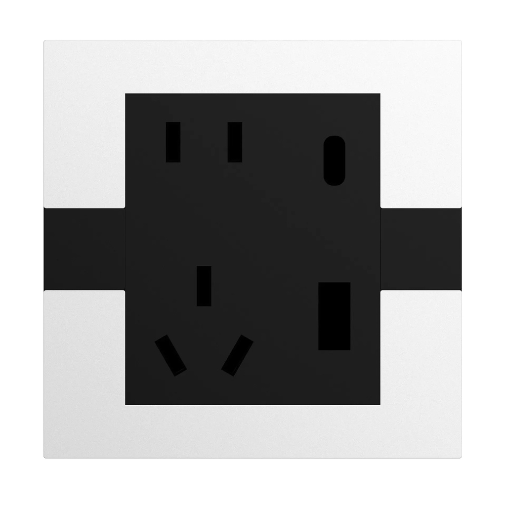 [2104395] LTECH Xiaolei Modena series - Socket panel w/ USB and USB-C - GK5T