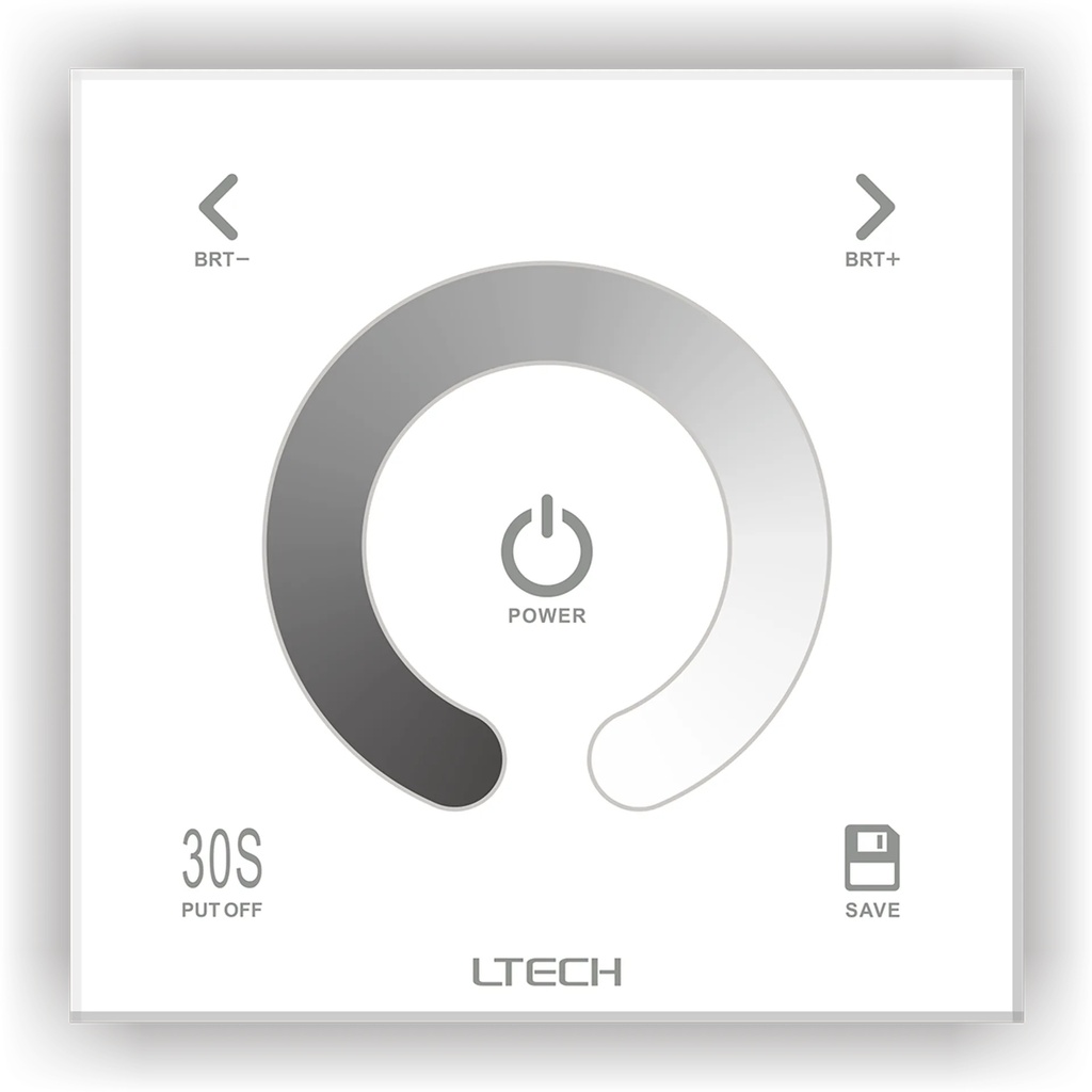 [2254100] LTECH LED Dimmer Touch DMX/RF - DX1