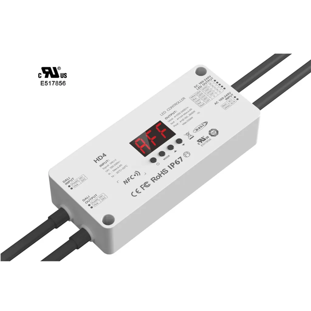 [2264161] LTECH Driver CV DALI 4CH NFC IP67 - HD4