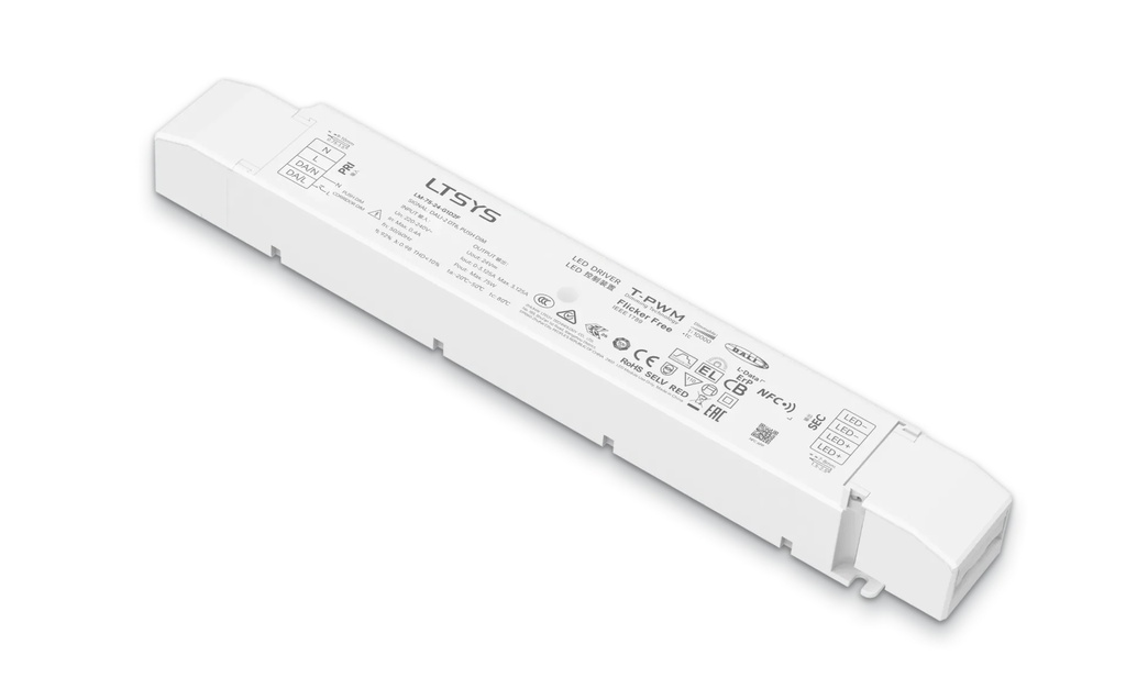 [2822801] LTECH LTSYS Driver CV NFC DALI-2 1CH 24V 75W - LM-75-24-G1D2F